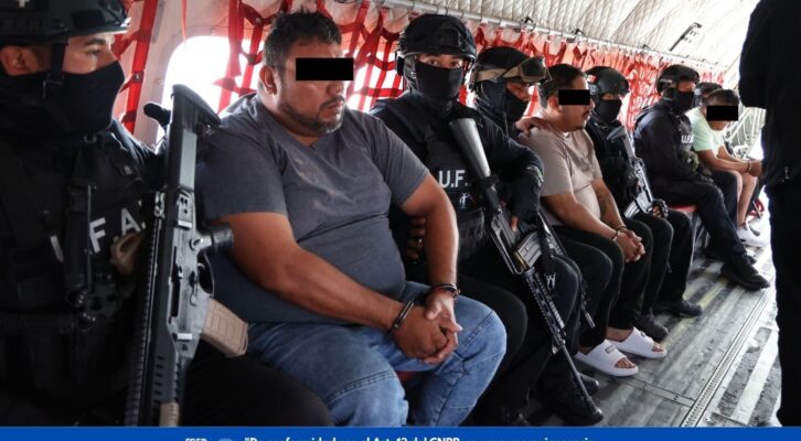 Miembros del ASAEO y síndico municipal detenidos vinculados al Cártel de Sinaloa (17:53 h)