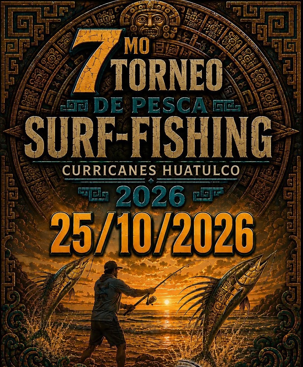 El 25 de octubre el "Séptimo torneo de pesca estilo surf fishing, pesca y libera" (11:00 h)