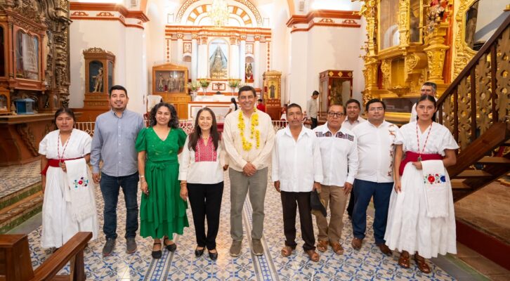 Fortalece Gobierno de Oaxaca educación y patrimonio cultural en San Melchor Betaza (17:30 h)