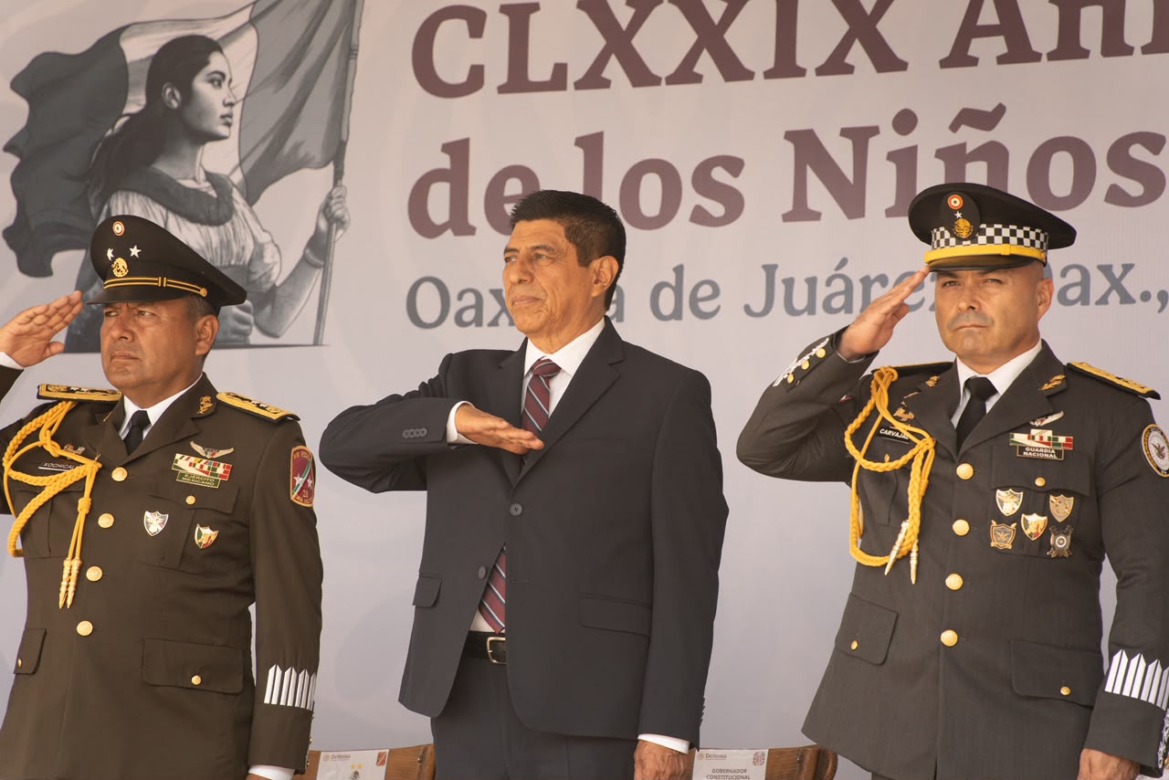 Conmemora Gobernador de Oaxaca 179 aniversario de la Gesta Heroica de los Niños Héroes de Chapultepec (13:00 h)