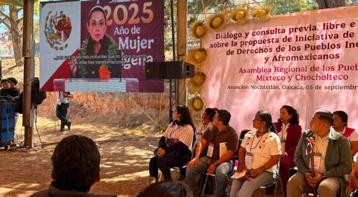 INPI efectúa asamblea regional para ley indígena en Asunción Nochixtlán (18:00 h)