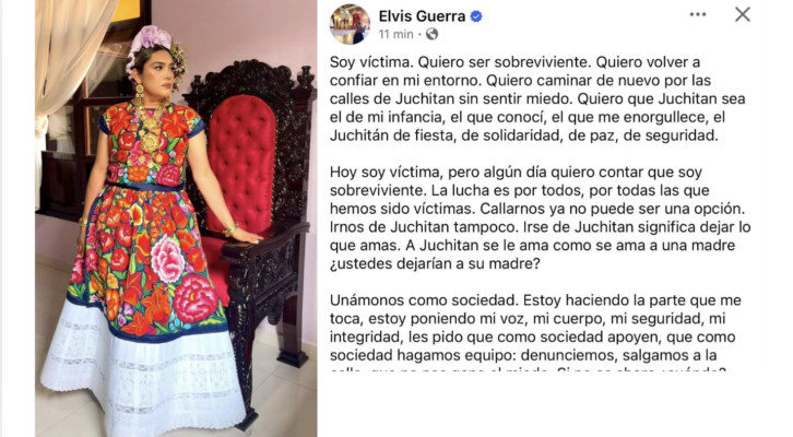 “Hoy soy víctima, pero algún día quiero contar que soy sobreviviente”: Elvis Guerra (15:00 h)