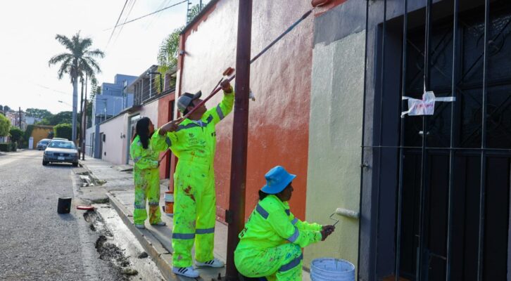 Tequio Vecinal fortalece limpieza y mantenimiento de espacios públicos en Trinidad de las Huertas (15:00 h)