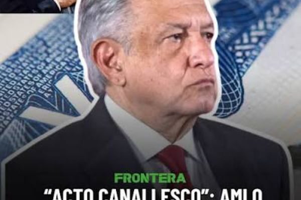 Califica AMLO de