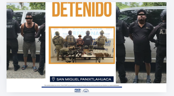 Hieren a dos AEI durante cateos en Panixtlahuaca, hay tres detenidos (16:45 h)