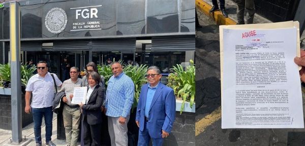 Denuncian ante la FGR a gobernador de Oaxaca por sus presuntos nexos con crimen organizado (16:50 h)